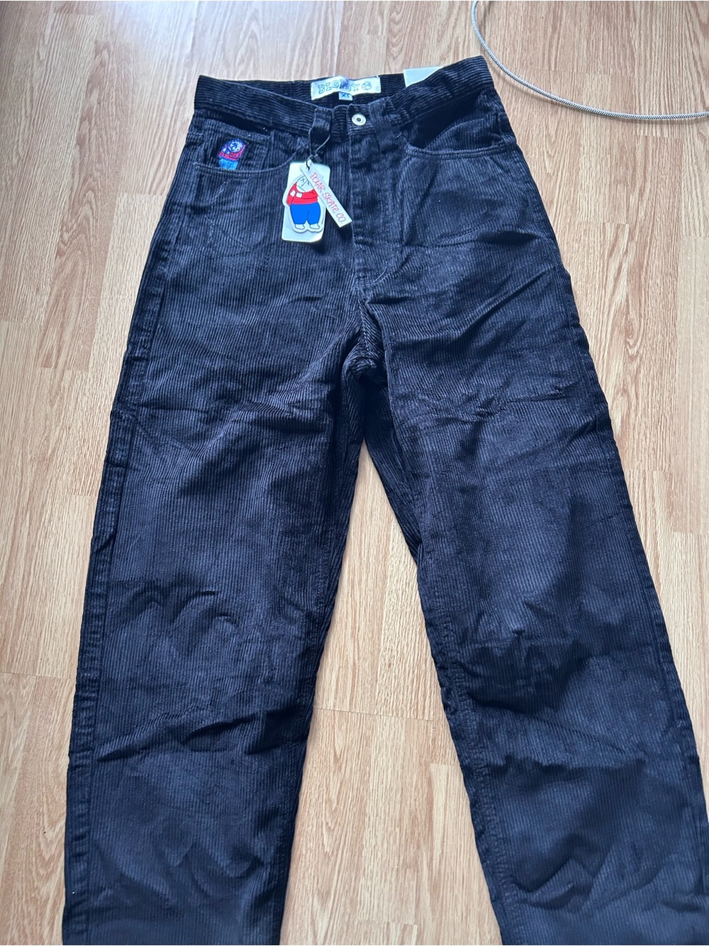 Corduroy Work Pants in Black